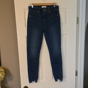 LOFT Dark Blue Skinny Jeans